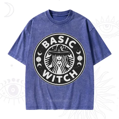 Purplehecate Basic Witch Washed T-Shirt