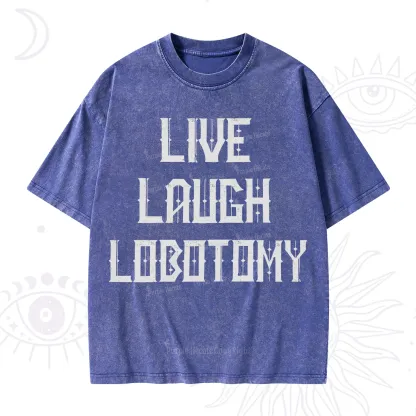 Purplehecate Live Laugh Lobotomy Washed T-Shirt