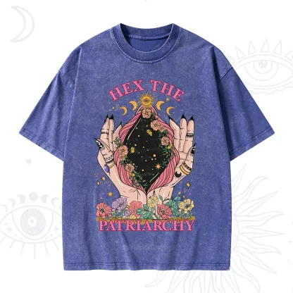 Purplehecate Hex The Patriarchy Washed T-Shirt