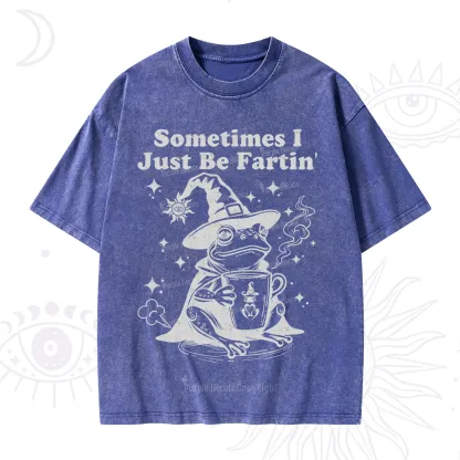 Purplehecate Sometimes I Just Be Fartin Washed T-Shirt