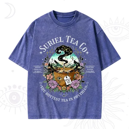 Purplehecate The Forest Tea Oracle Washed T-Shirt