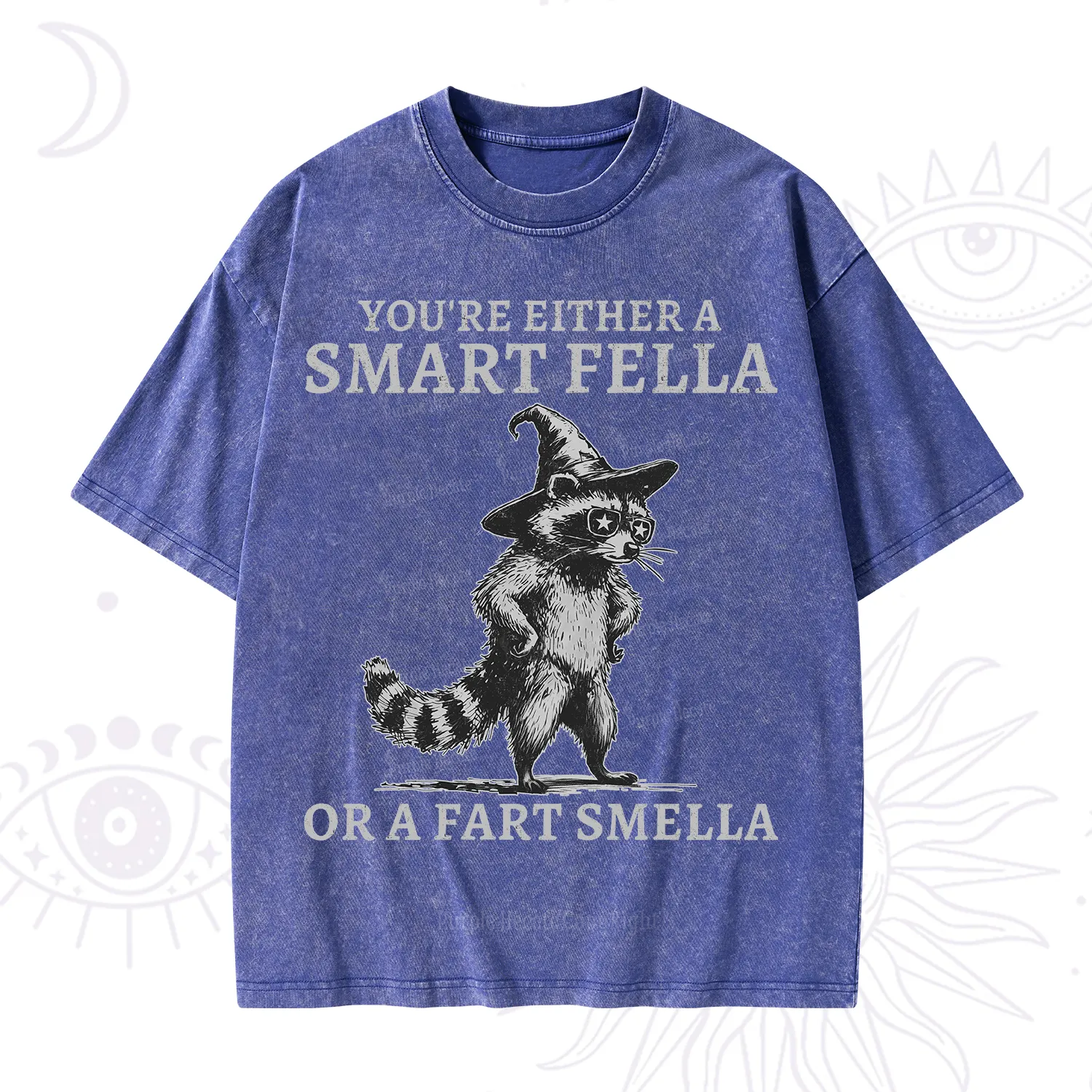 Purplehecate You're Either A Smart Fella or a Smart Fella Washed T-Shirt