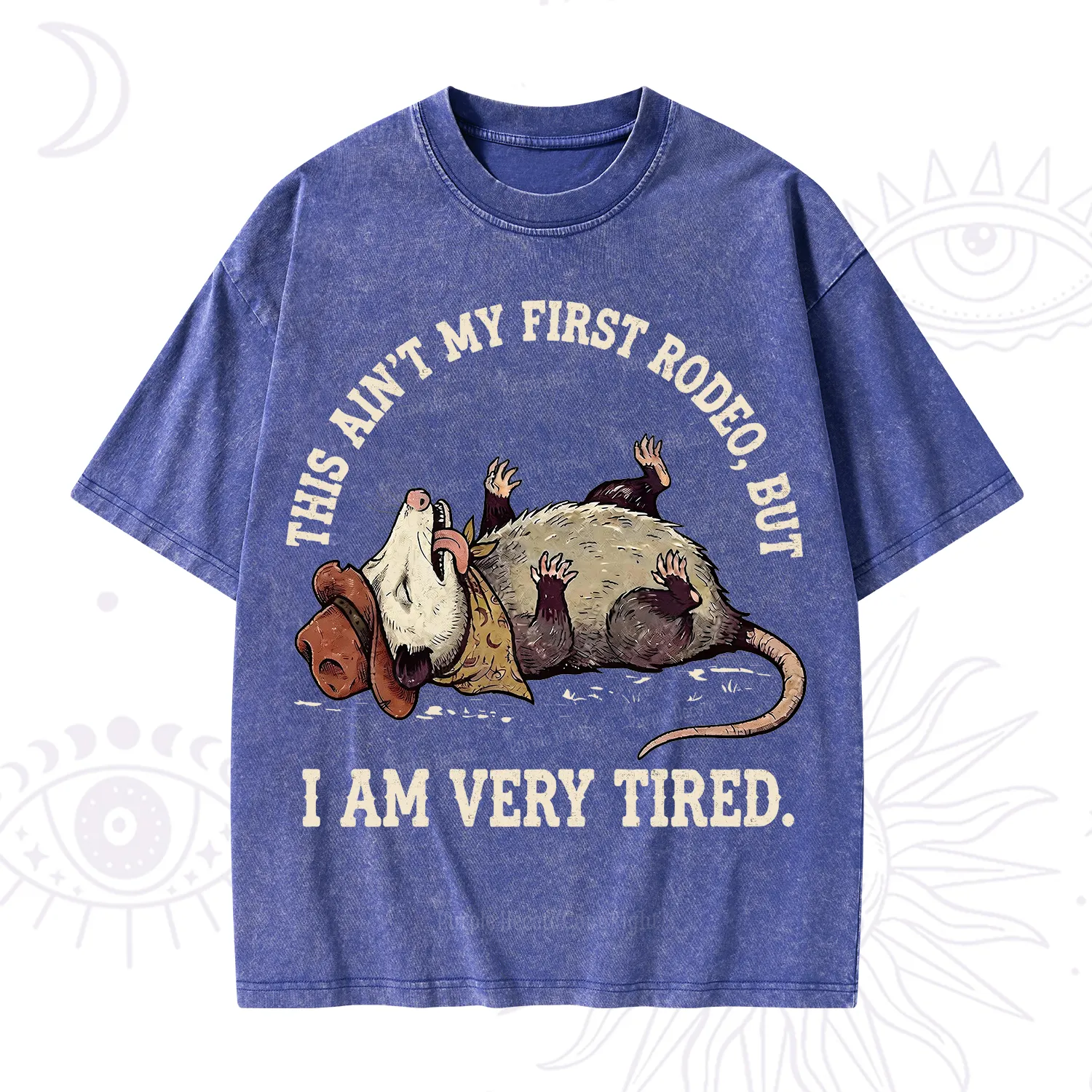 Purplehecate This Ain't My First Rodeo Washed T-Shirt