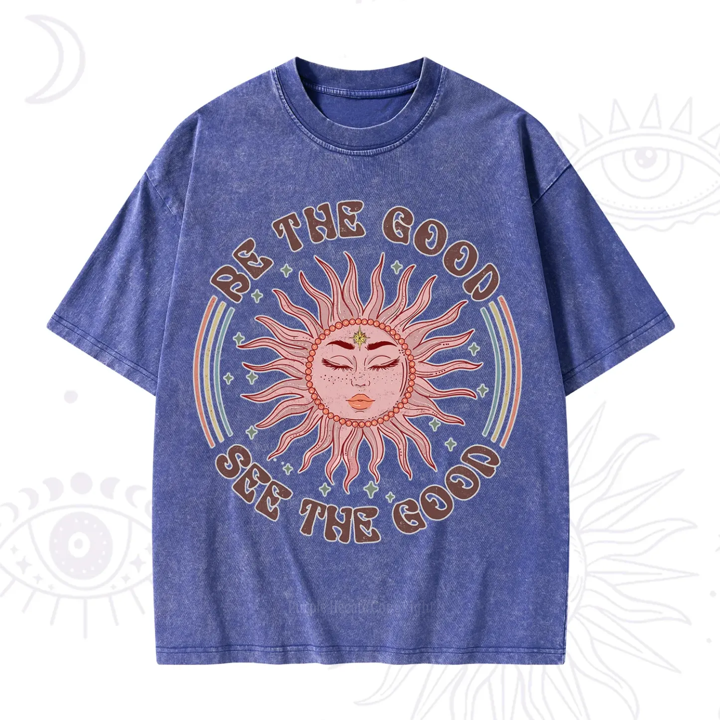Purplehecate Be the Good See the Good Washed T-Shirt