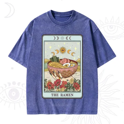 Purplehecate The Ramen Tarot Washed T-Shirt