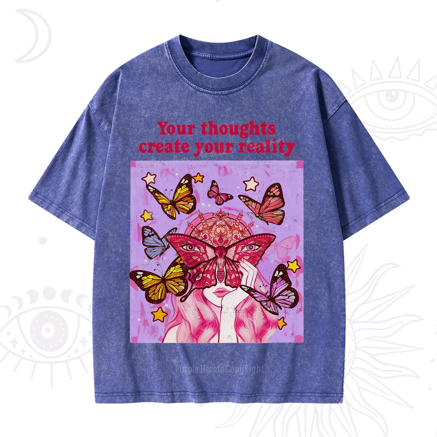 Purplehecate Create Your Reality Washed T-Shirt