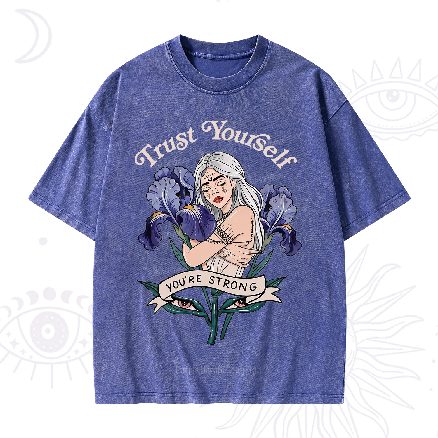 Purplehecate Trust Yourself Washed T-Shirt