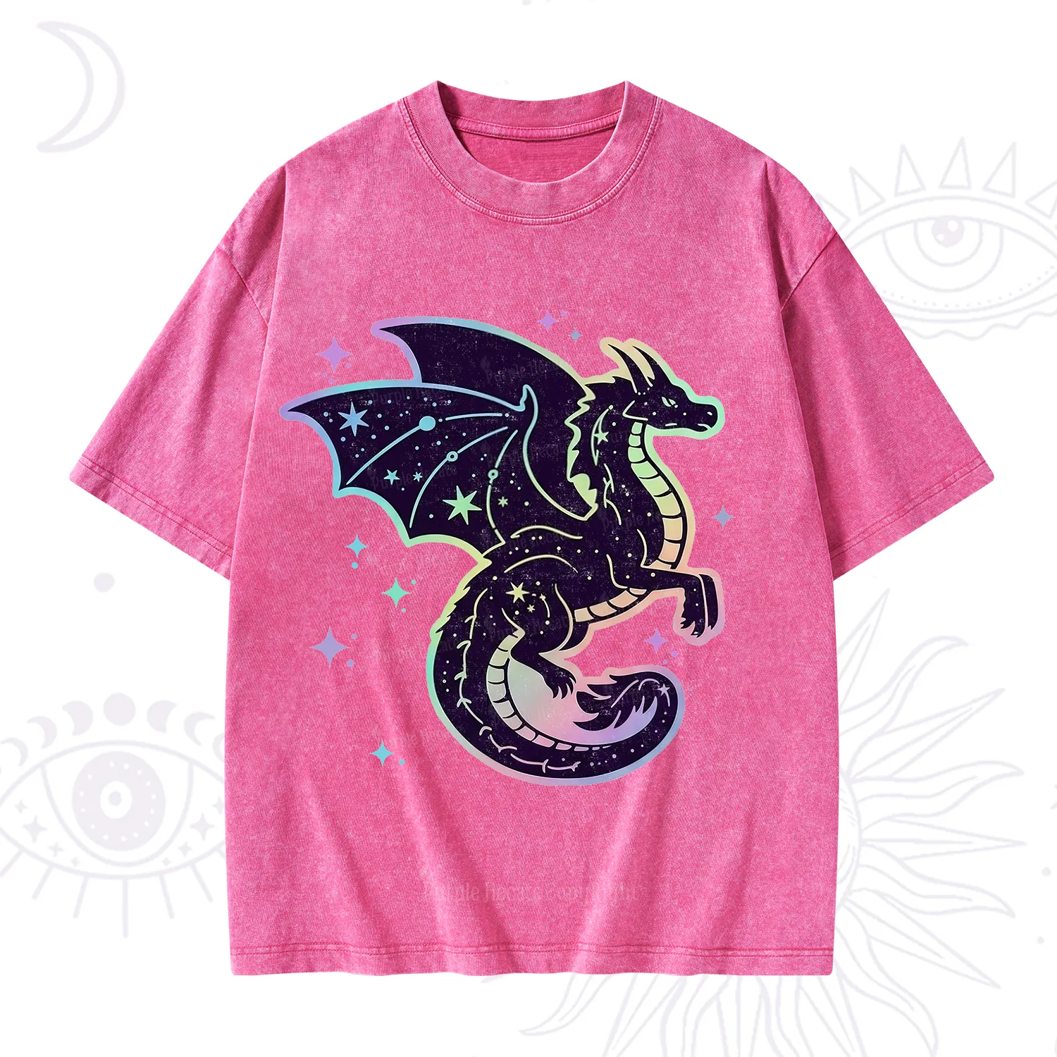 Purplehecate Celestial Dragon Washed T-Shirt