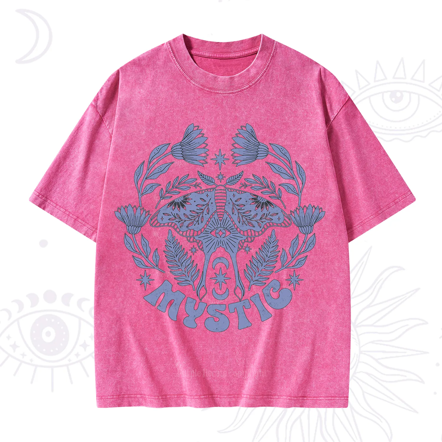 Purplehecate Mystic Moth Washed T-Shirt