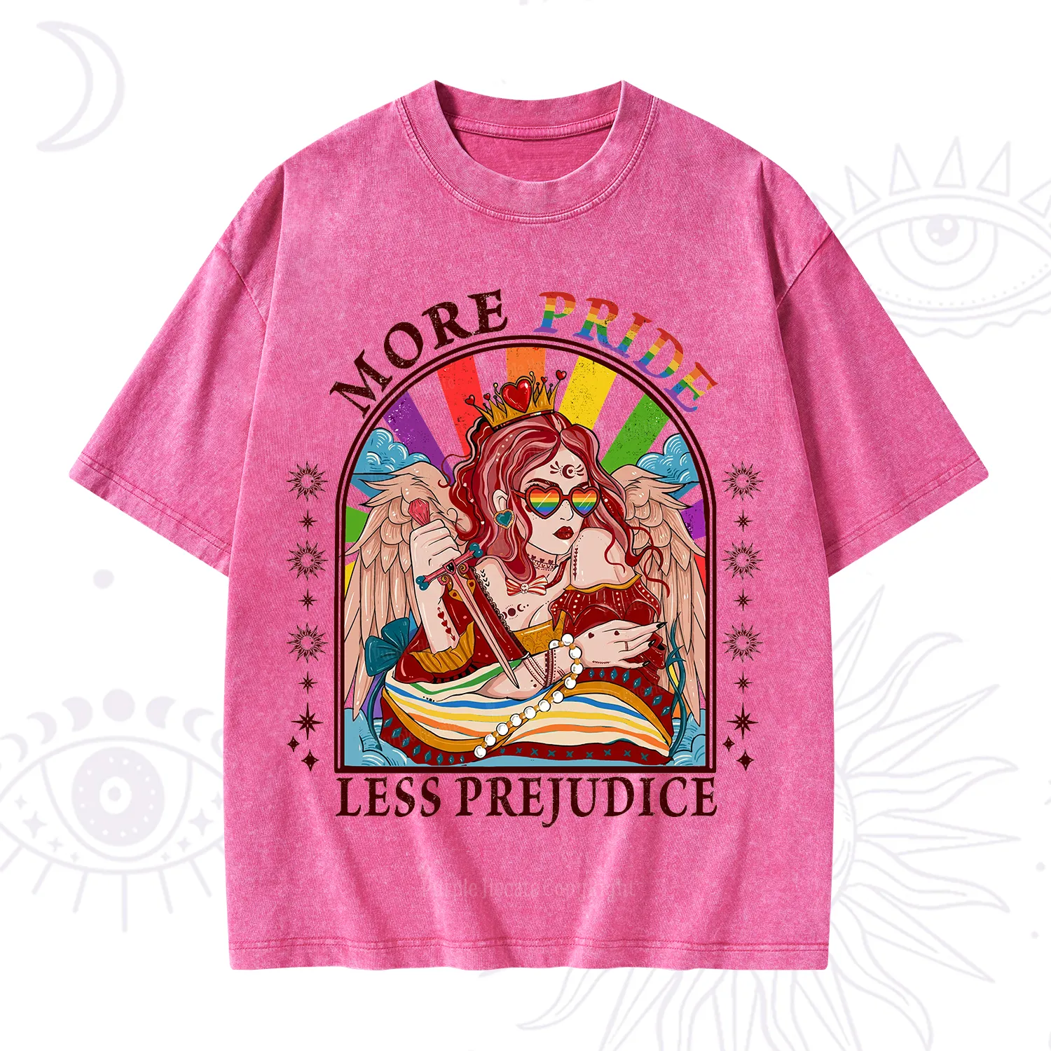 Purplehecate More Pride Less Prejudice Washed T-Shirt