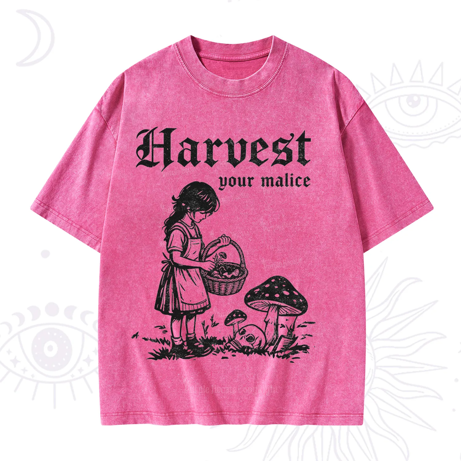 Purplehecate Harvest Your Malice Washed T-Shirt