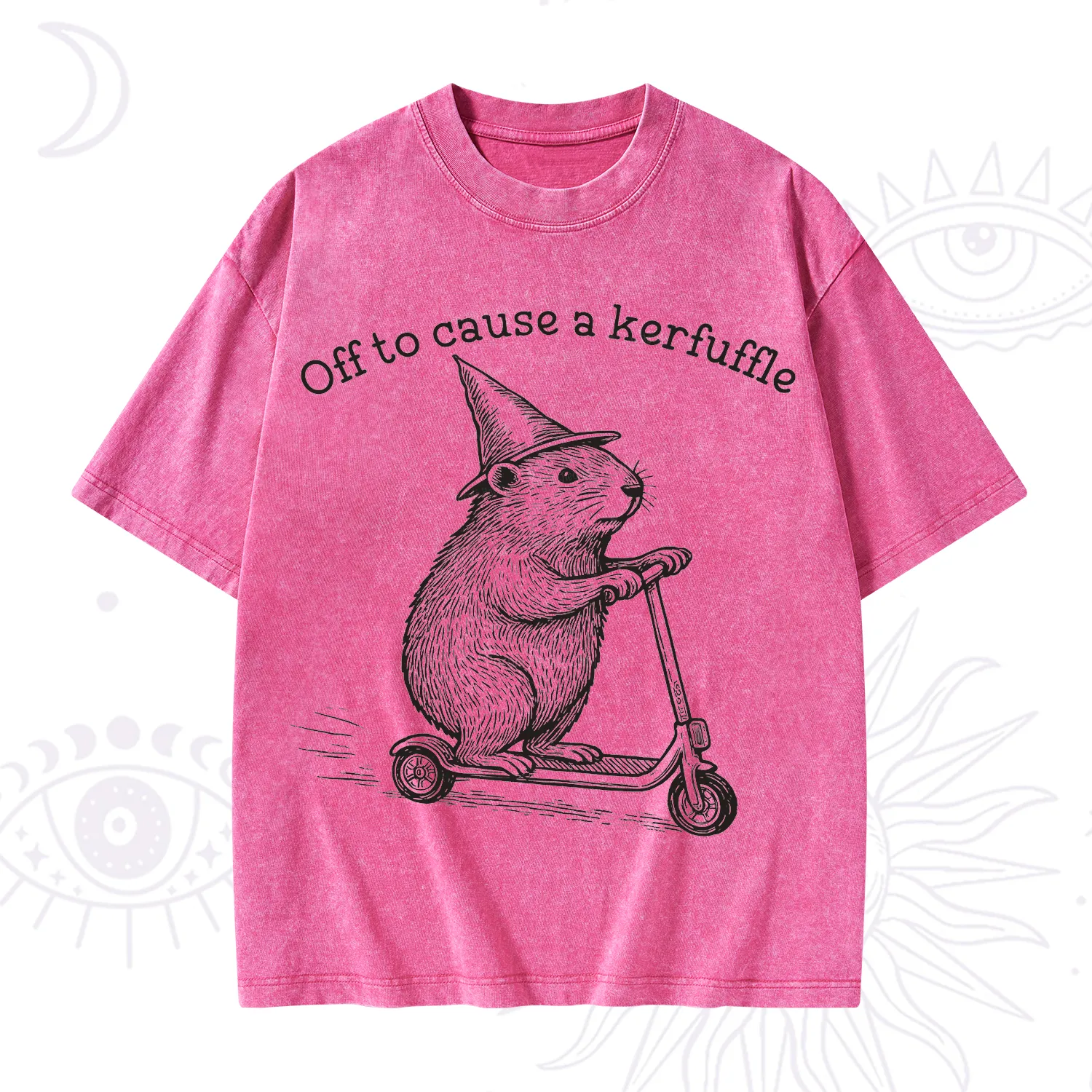 Purplehecate Off to Cause A Kerfuffle Washed T-Shirt