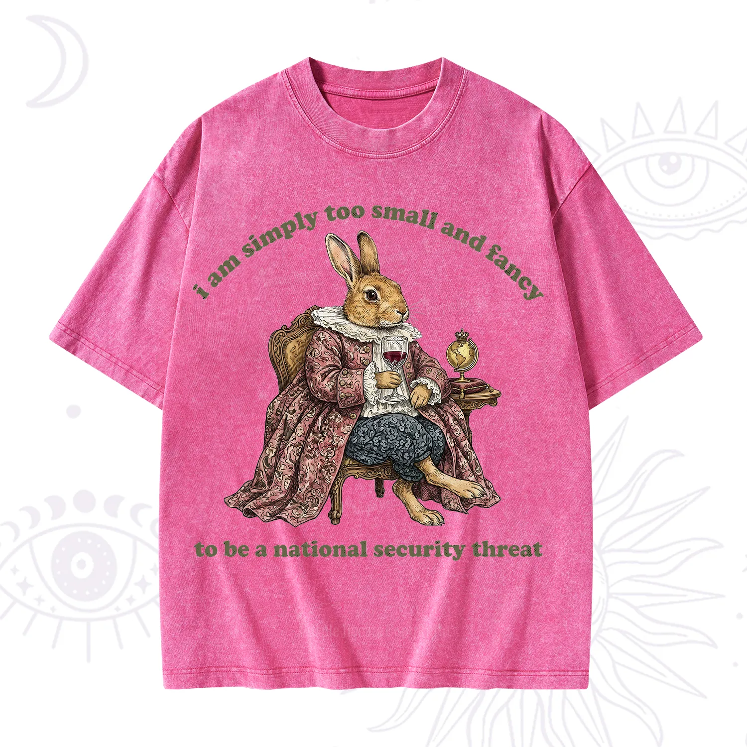 Purplehecate Too Small and Fancy Washed T-Shirt
