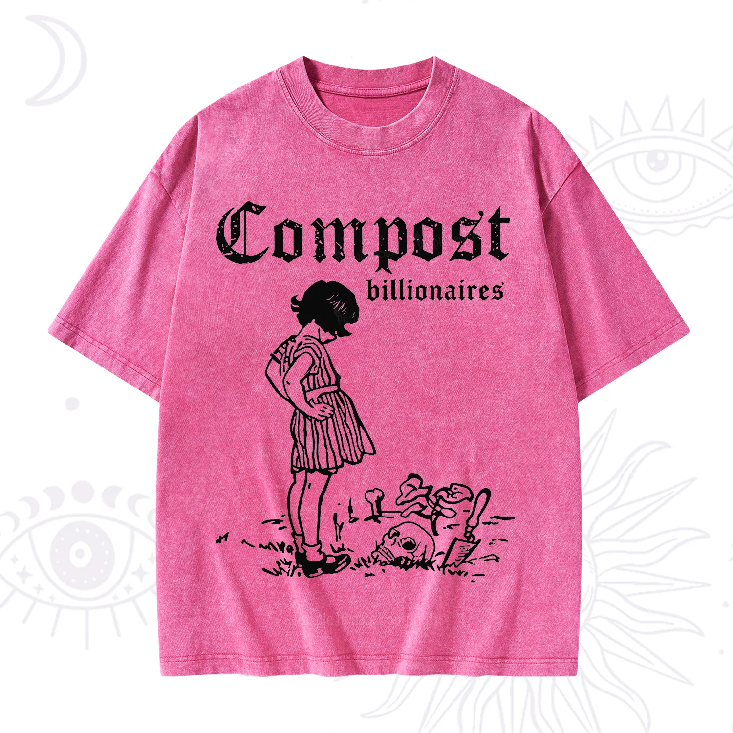 Purplehecate Compost the Greed Washed T-Shirt