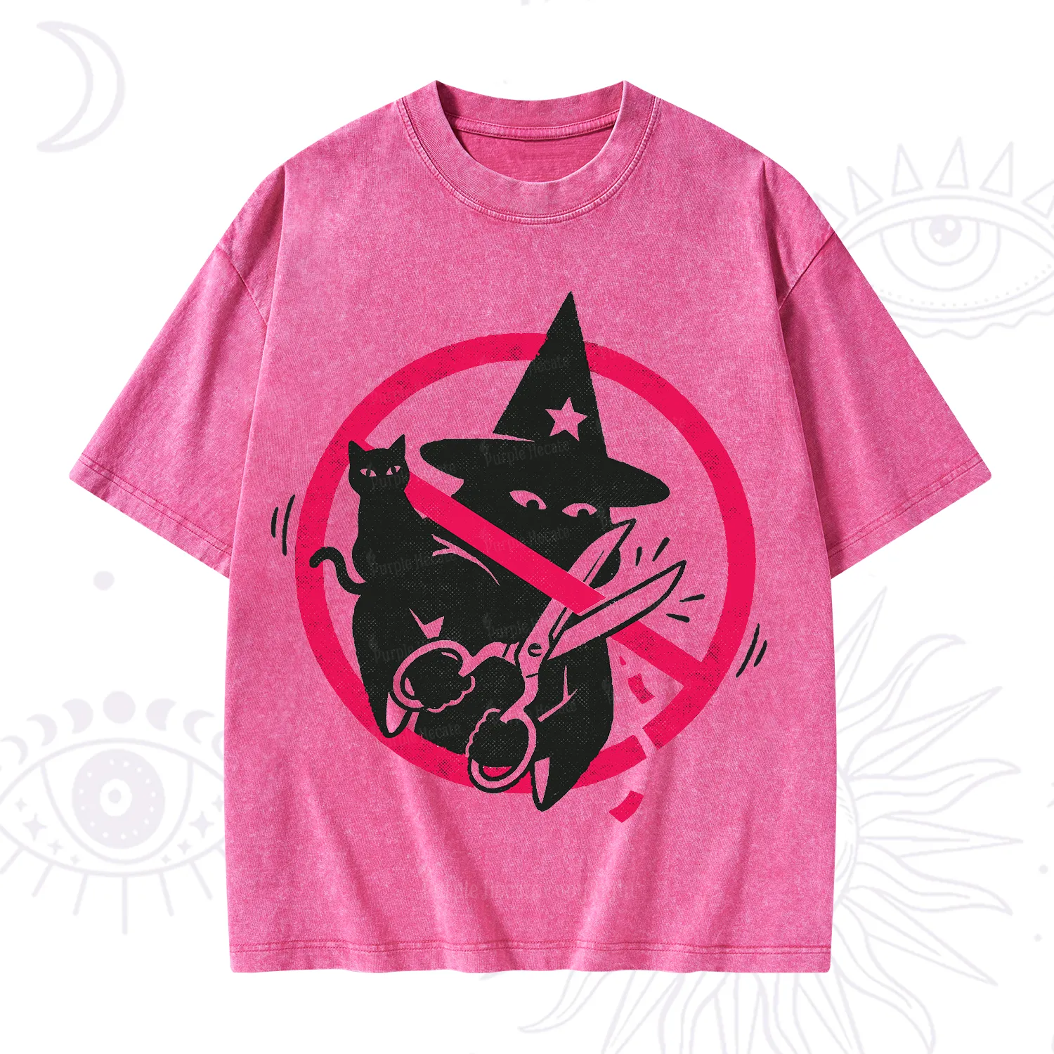 Purplehecate Break the Spell Witch Washed T-Shirt