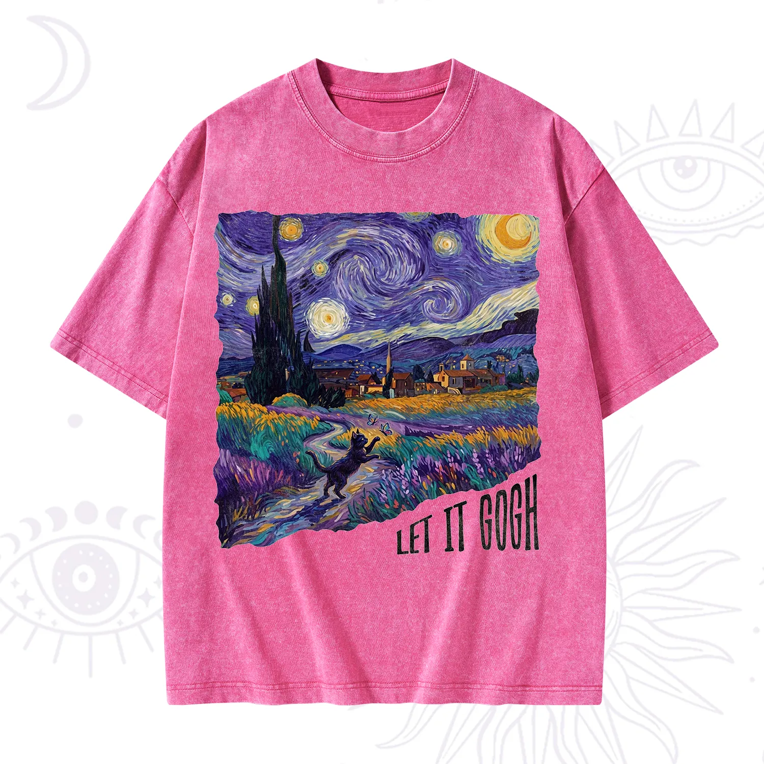 Purplehecate Let It Gogh Washed T-Shirt