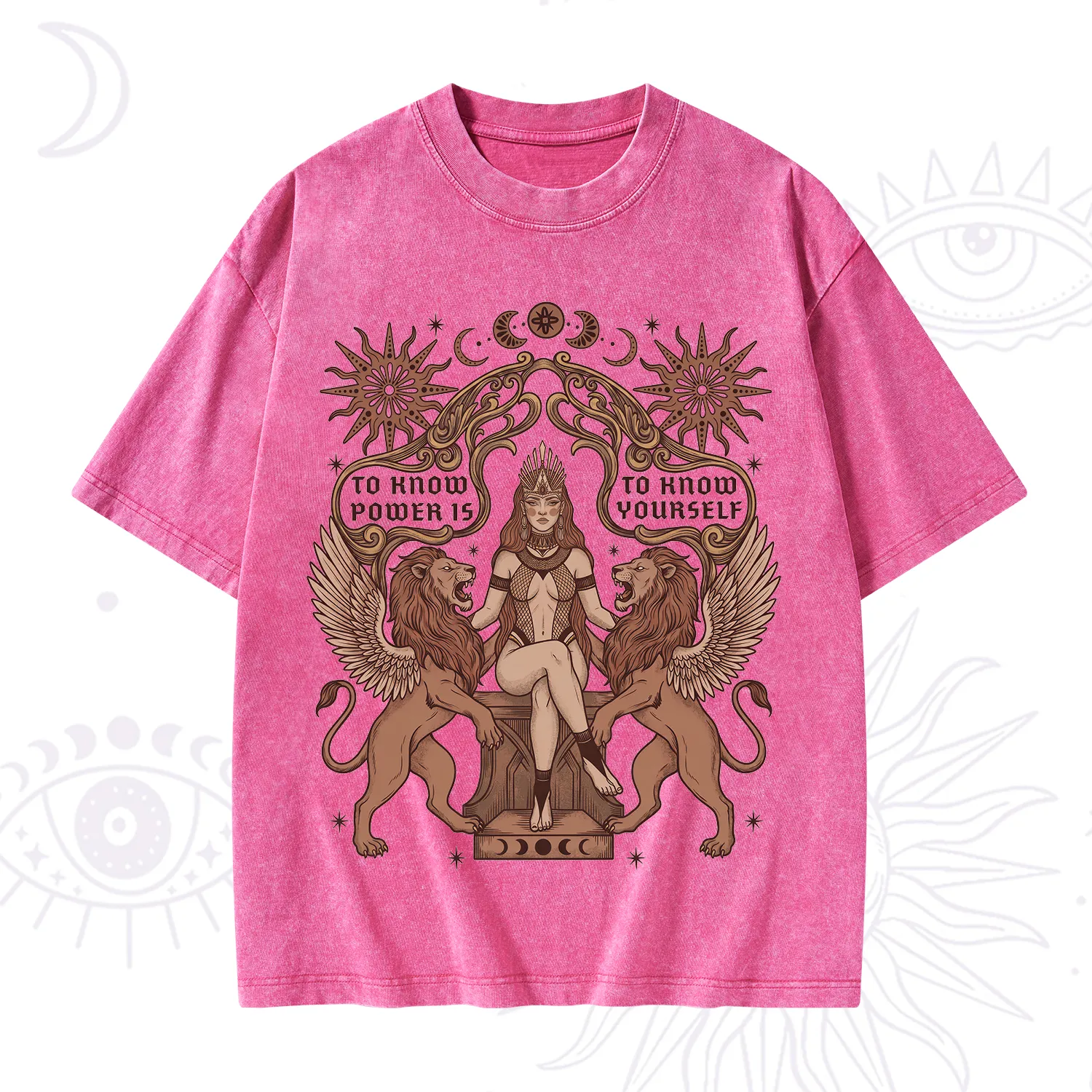 Purplehecate Awakening of Power and Self-Knowledge Washed T-Shirt