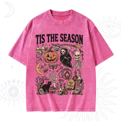 Purplehecate Tis The Season Washed T-Shirt