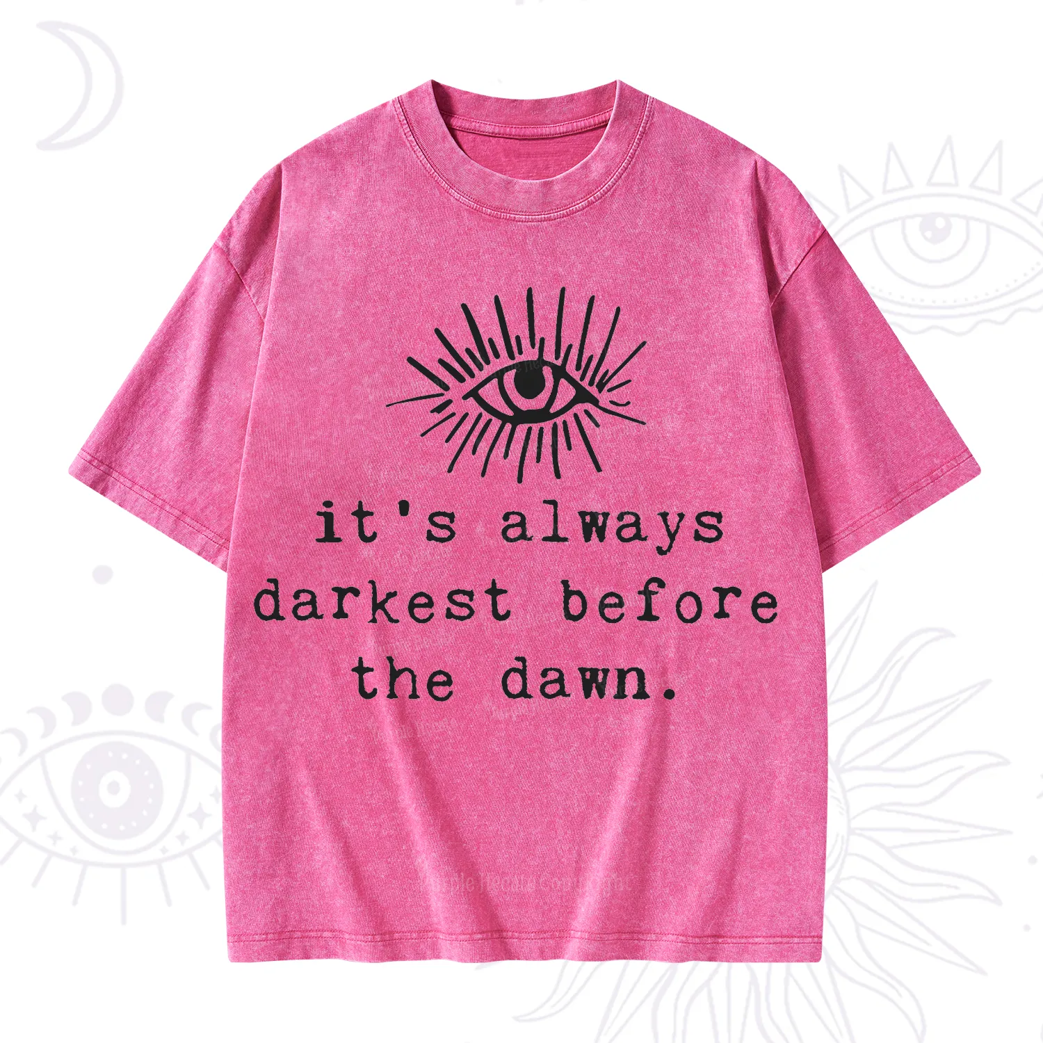 Purplehecate It's Always Darkest Before Dawn Washed T-Shirt