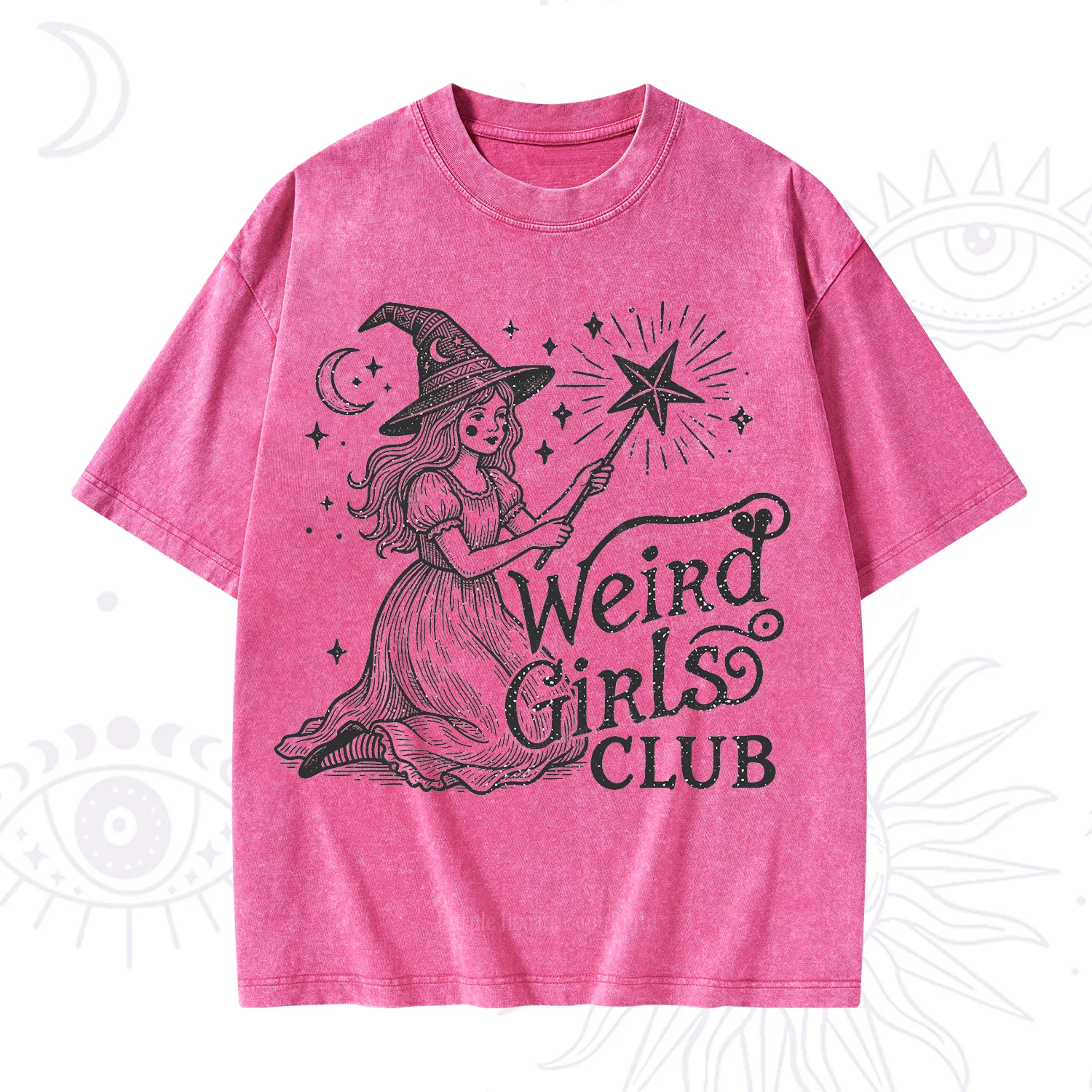 Purplehecate Weird Girls Club Washed T-Shirt