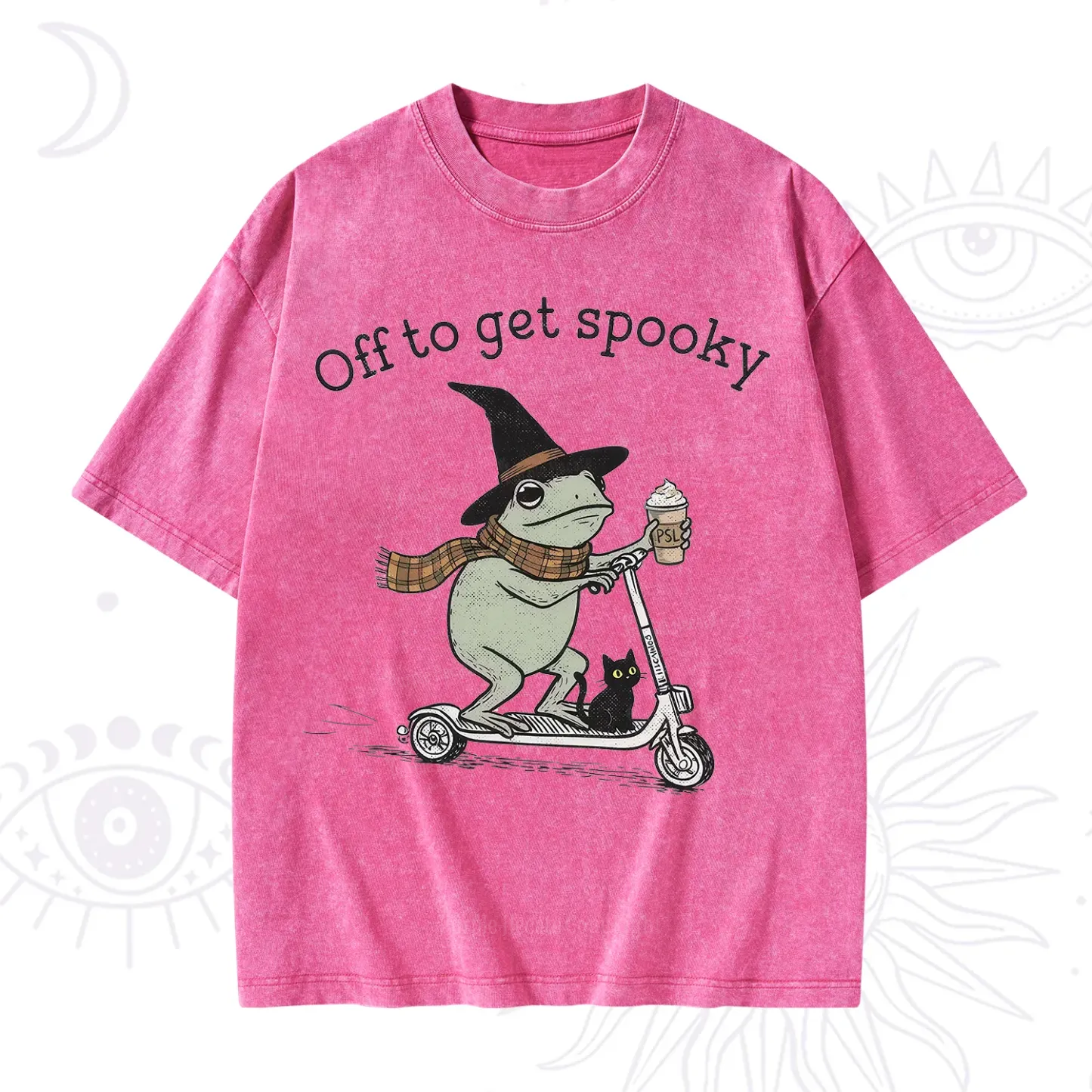 Purplehecate Off to get Spooky Halloween Forg Washed T-Shirt