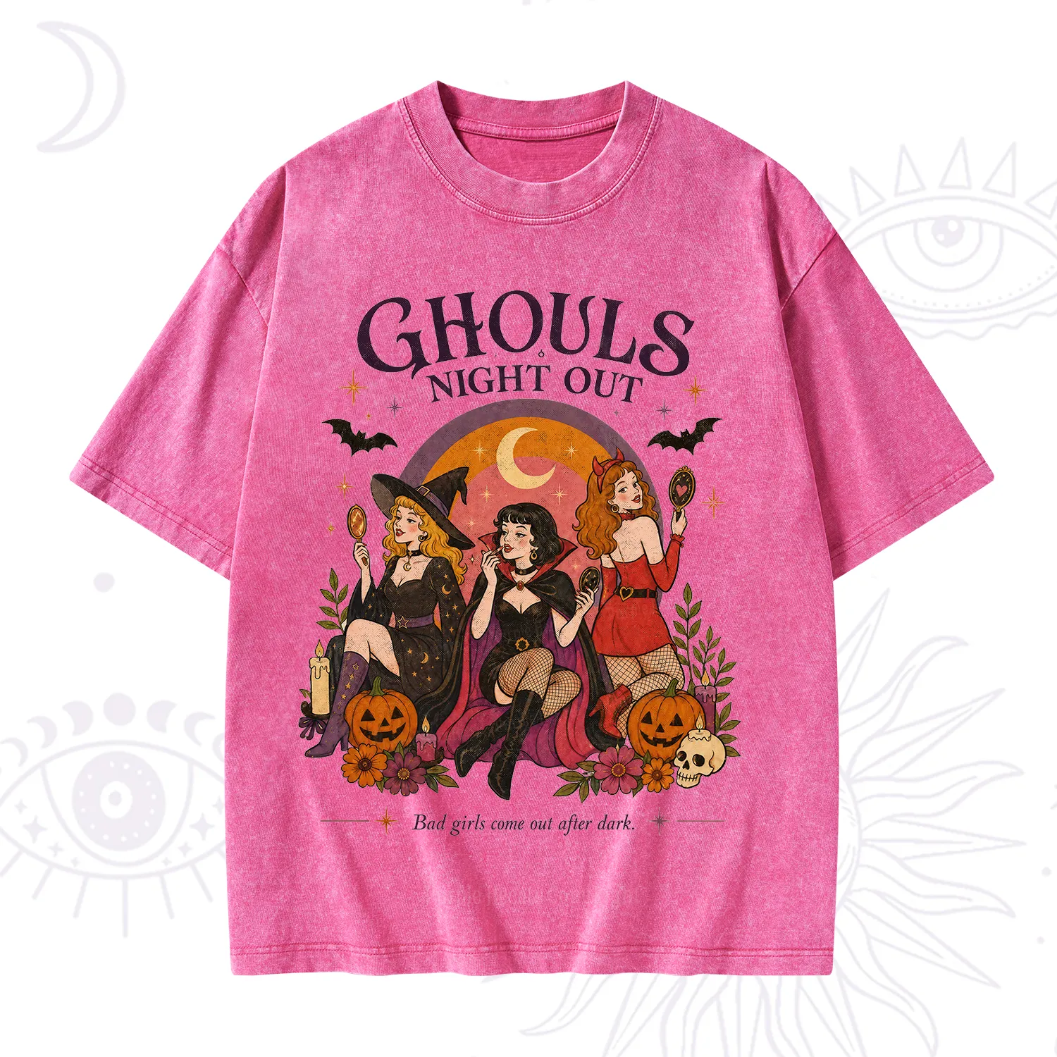 Purplehecate Ghouls Night Out Washed T-Shirt