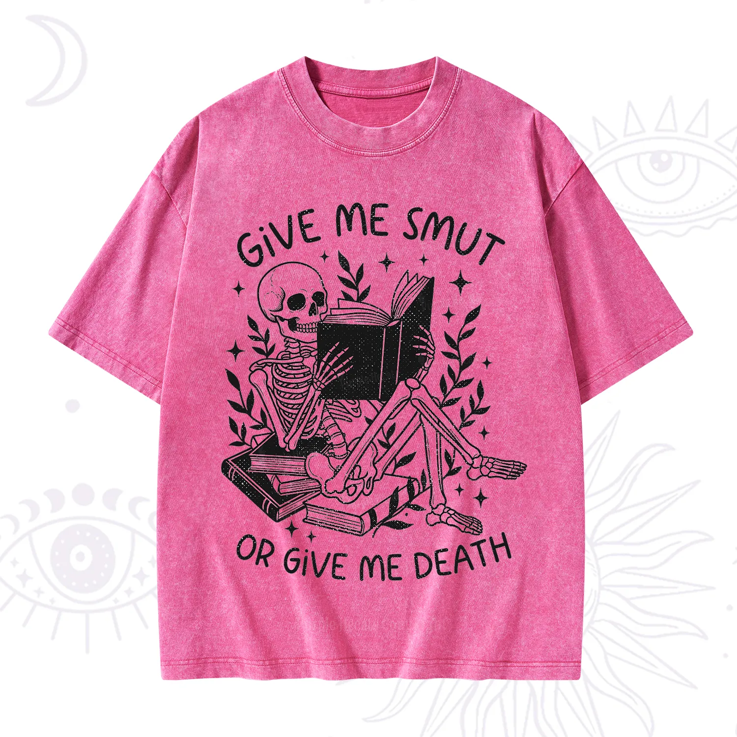 Purplehecate Give Me Smut Or Give Me Death Washed T-Shirt