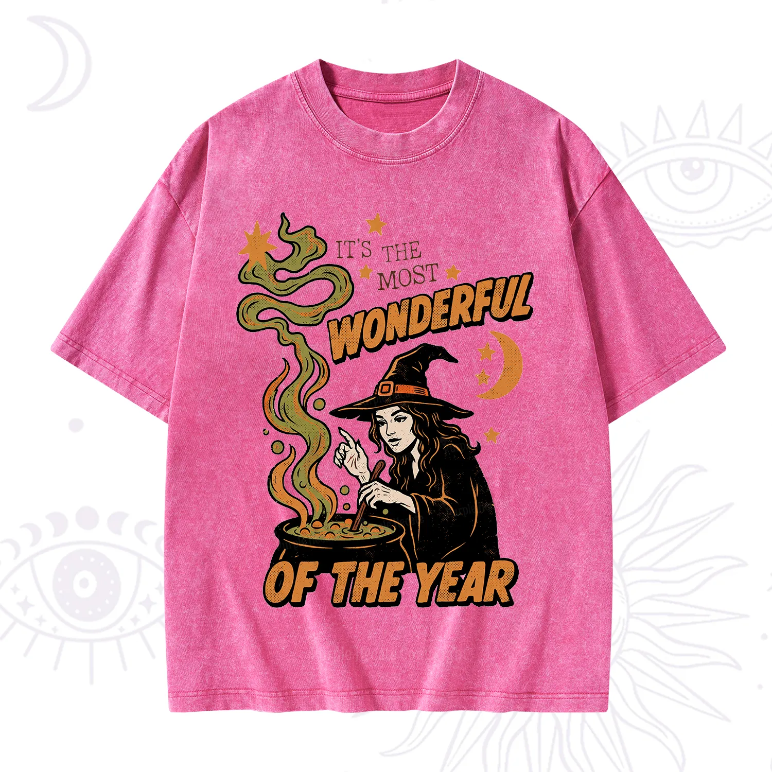 Purplehecate Is The Most Wonderful Time Halloween Washed T-Shirt