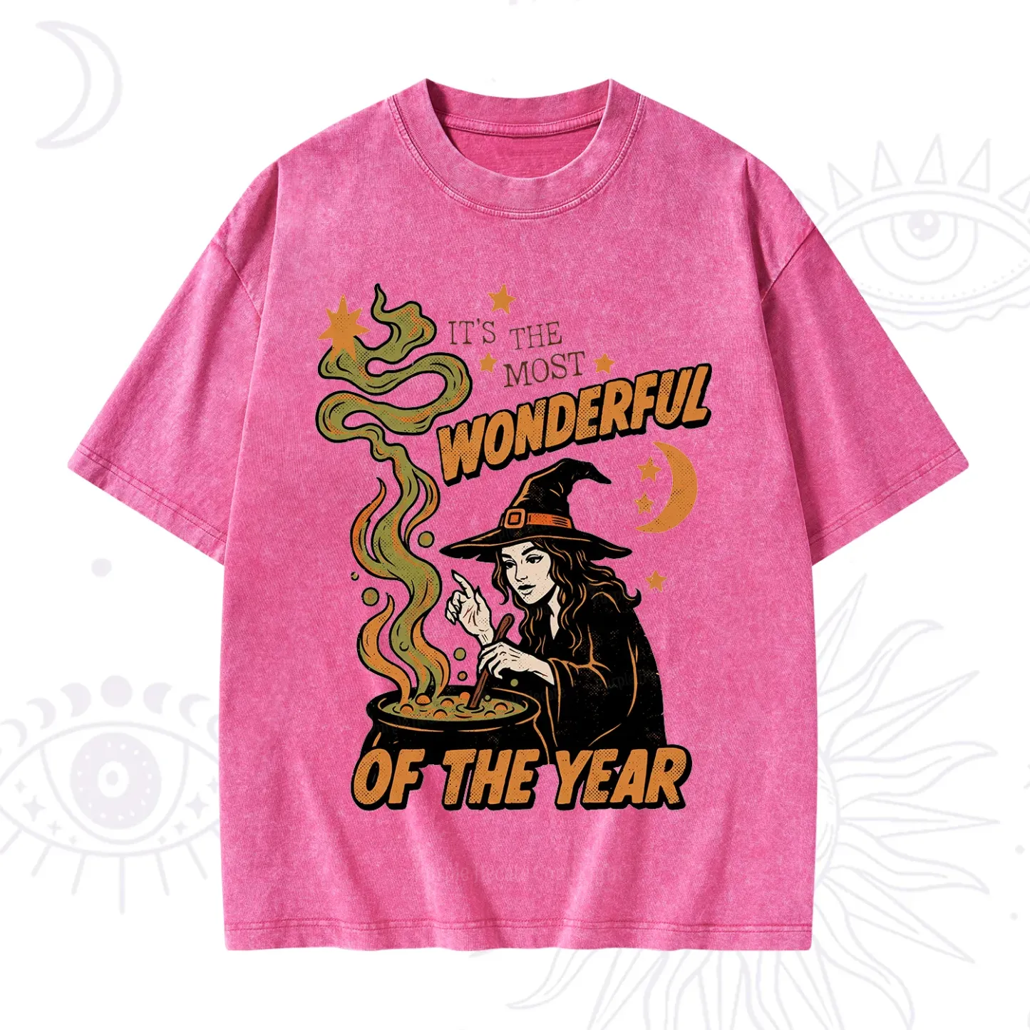 Purplehecate Is The Most Wonderful Time Halloween Washed T-Shirt