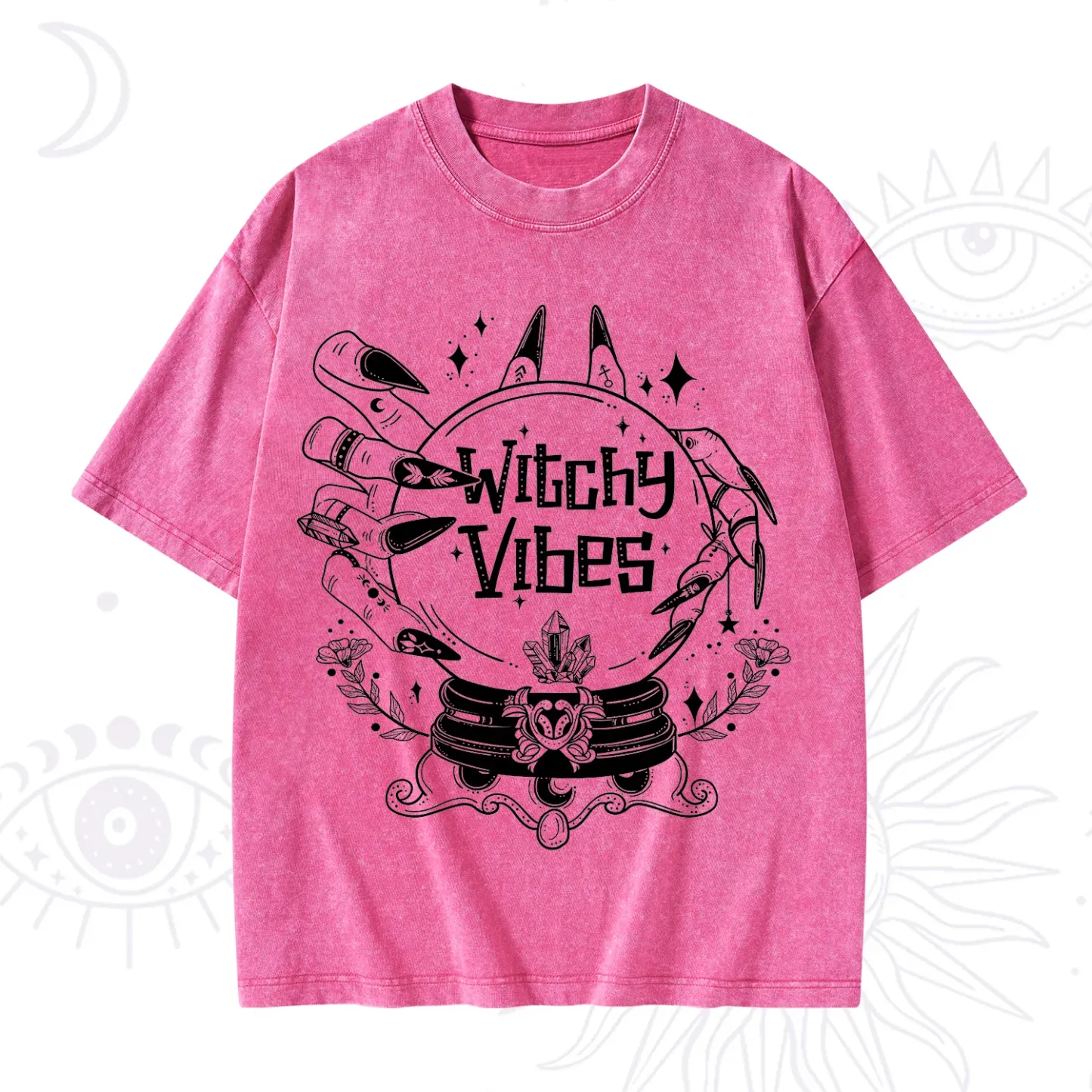 Purplehecate Witchy Vibes Washed T-Shirt