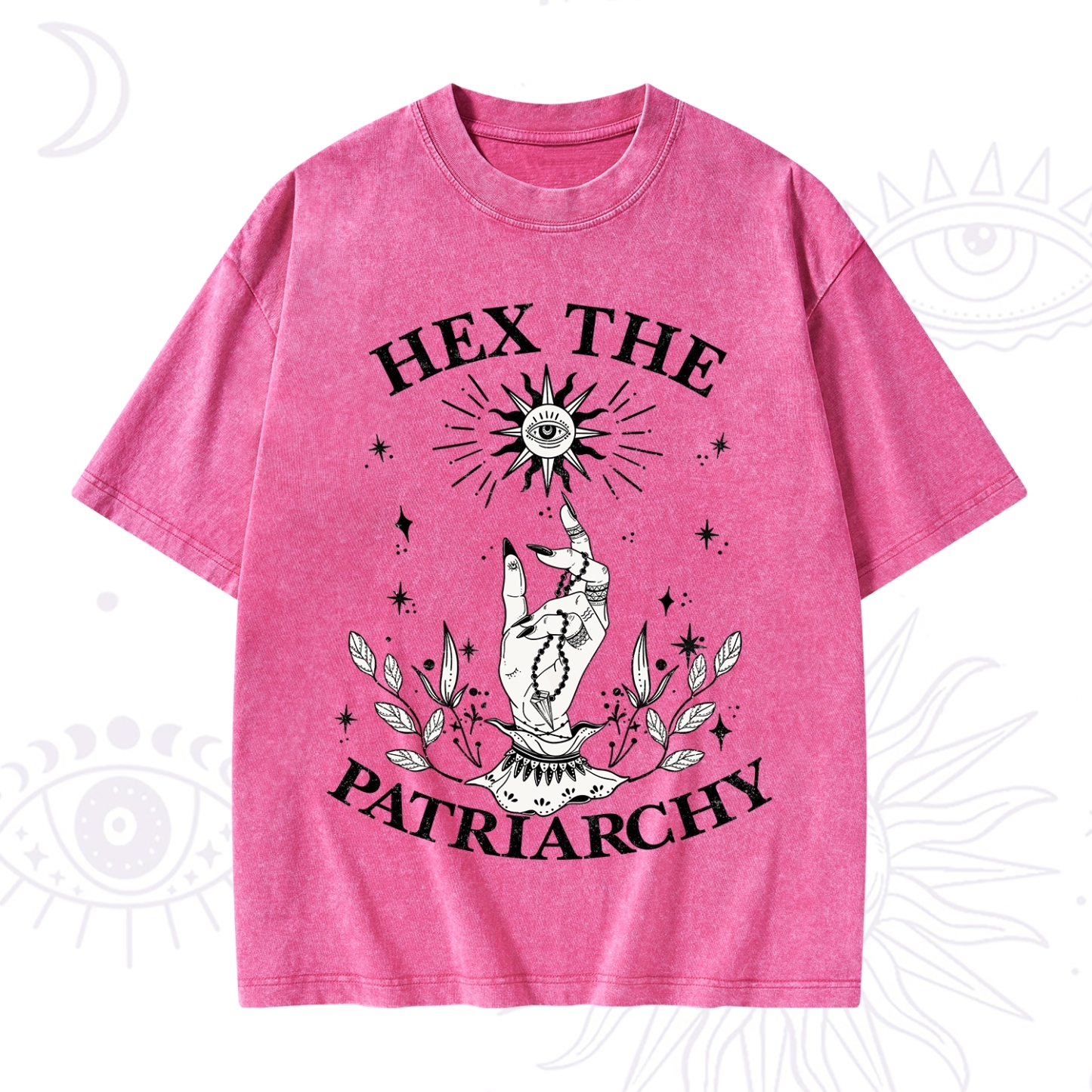 Purplehecate Smash The Patriarchy Washed T-Shirt