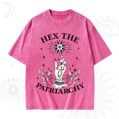 Purplehecate Smash The Patriarchy Washed T-Shirt