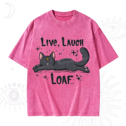 Purplehecate Live Laugh Loaf Washed T-Shirt