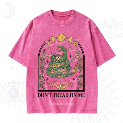 Purplehecate Don't Tread On Me Washed T-Shirt