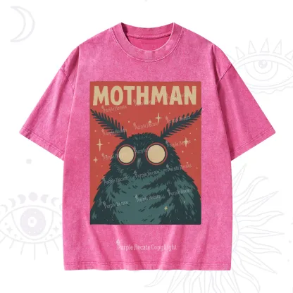 Purplehecate Mothman Washed T-Shirt