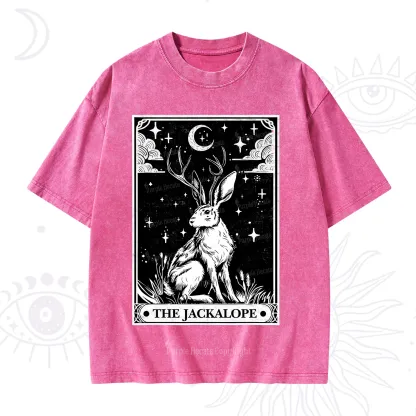 Purplehecate The Jackalope Tarot Washed T-Shirt