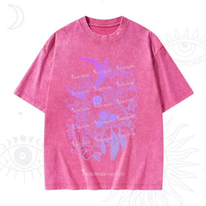 Purplehecate Neon Ouija Washed T-Shirt
