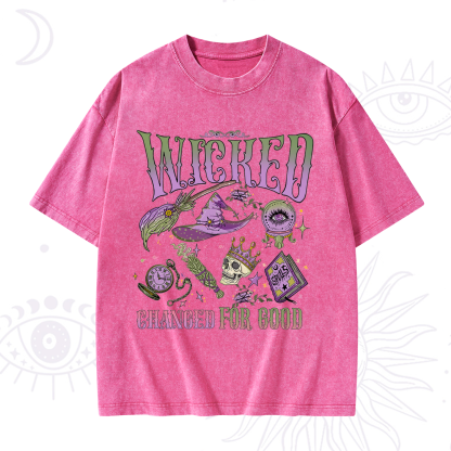Purplehecate Wicked Changed For Good Washed T-Shirt