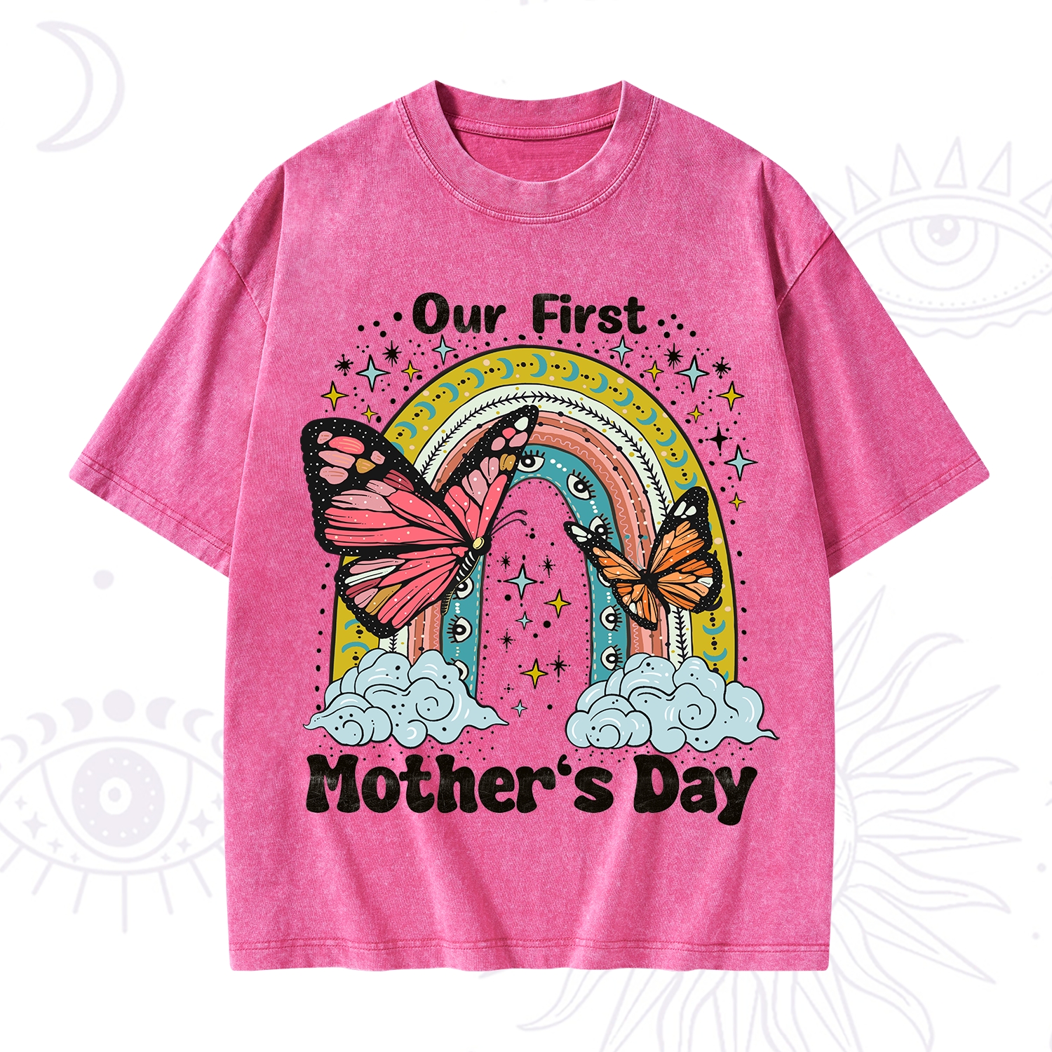Purplehecate Our First Mother's Day Washed T-Shirt