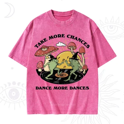 Purplehecate Dancing Frogs Washed T-Shirt