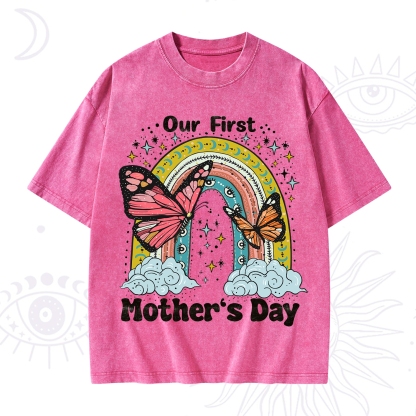 Purplehecate Our First Mother's Day Washed T-Shirt