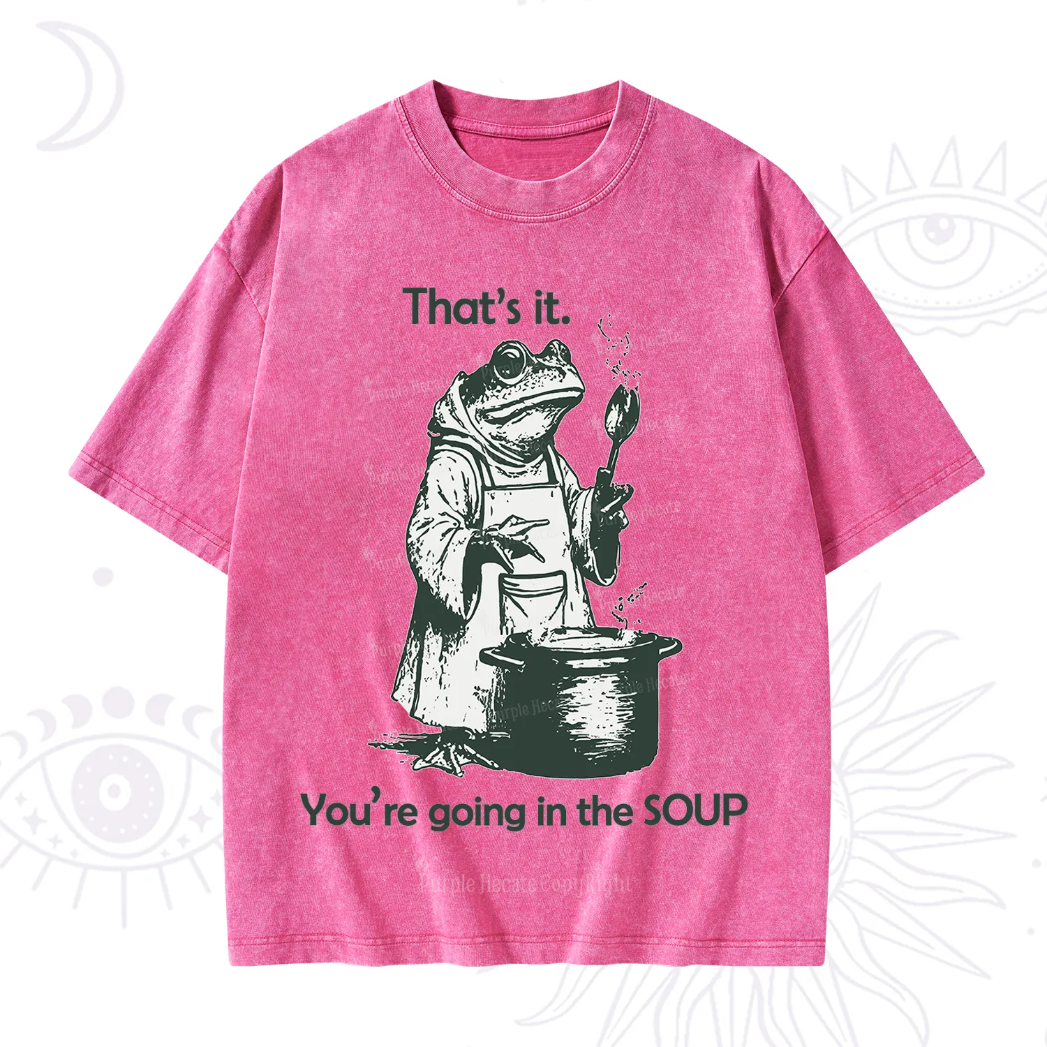 Purplehecate That's It You're Going in the Soup Washed T-Shirt