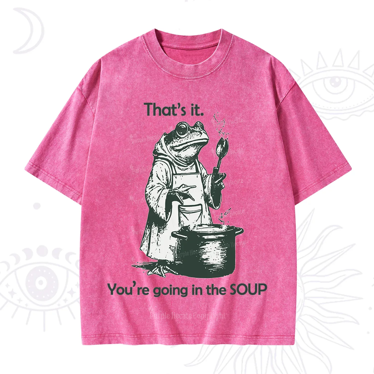 Purplehecate That's It You're Going in the Soup Washed T-Shirt