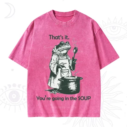 Purplehecate That's It You're Going in the Soup Washed T-Shirt