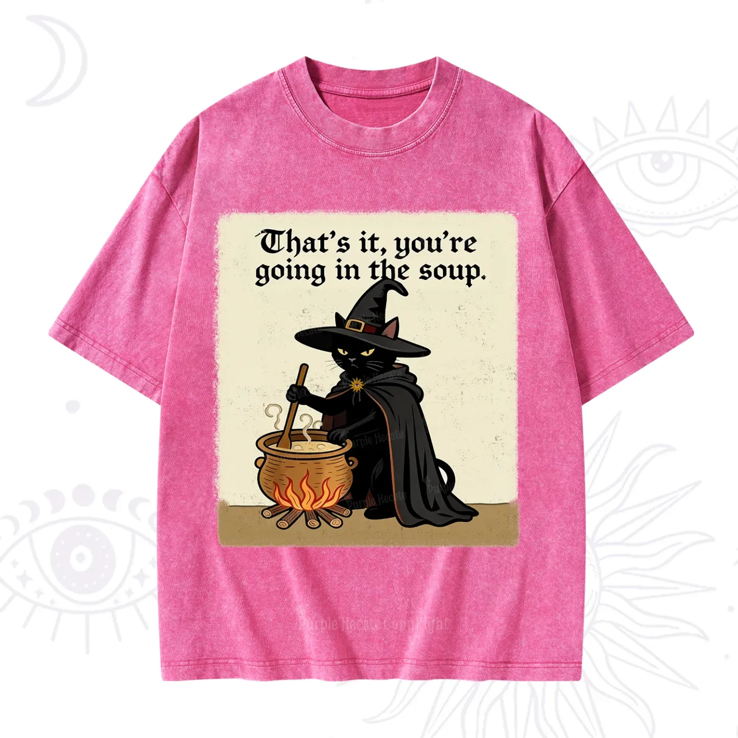 Purplehecate That's It You're Going in the Soup Washed T-Shirt