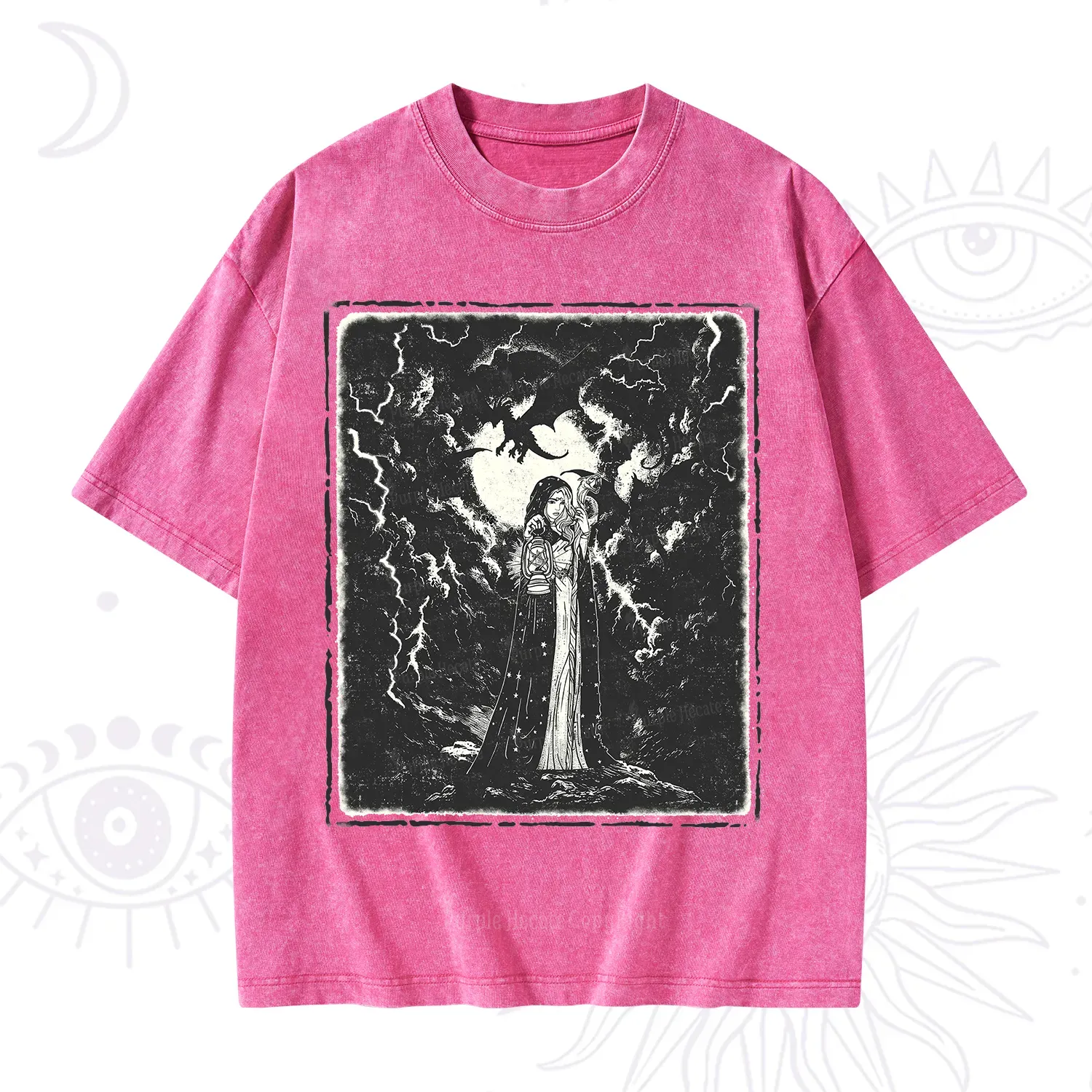 Purplehecate Witches of the Lightning Veil Washed T-Shirt