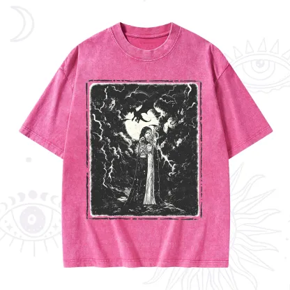 Purplehecate Witches of the Lightning Veil Washed T-Shirt