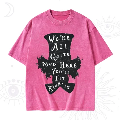 Purplehecate Mad Tea Party Club Washed T-Shirt