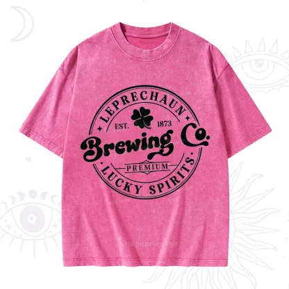 Purplehecate Leprechaun Brewing Co Washed T-Shirt