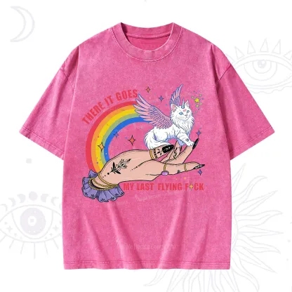 Purplehecate There It Goes My Last Flying F*ck Washed T-Shirt